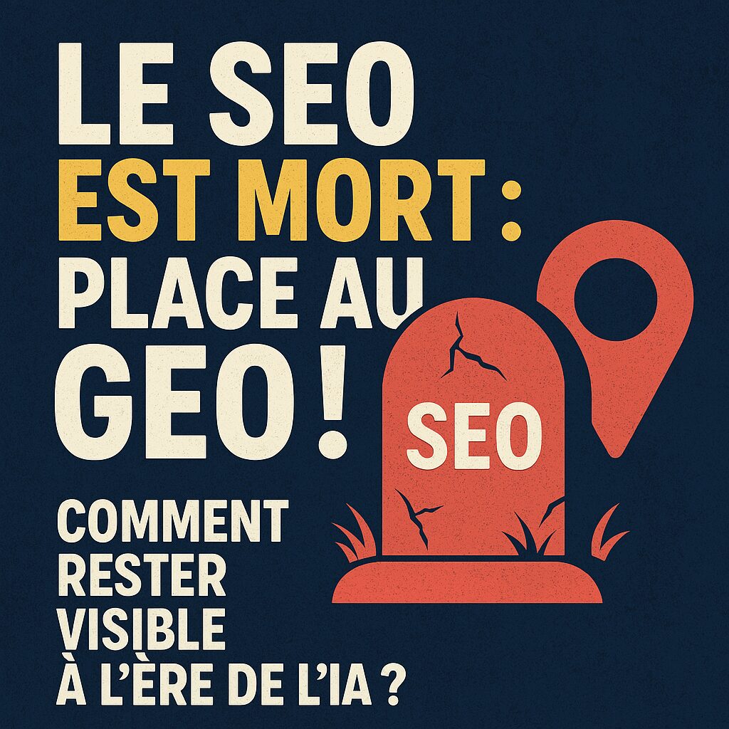 Le SEO est mort : place au GEO ! Comment rester visible à l’ère de l’IA ?