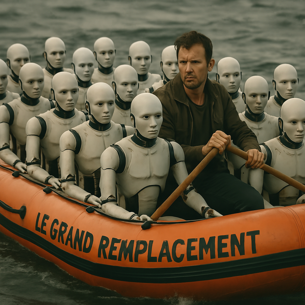 Le grand remplacement par les robots humanoïdes dotés d'IA - Avec Demain l'Homme, ex SOS-planete, l'IA SPHERA lutte, avec éthique, contre la désinformation et les Fake News